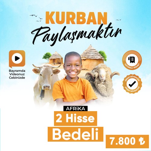 2026 Yurtdışı Vacip Kurban 2 Hisse